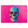 Neon - Blauw - Pop-art - Schedel Placemat vinyl groot -zzsfeer1_Kitchenyeah-website