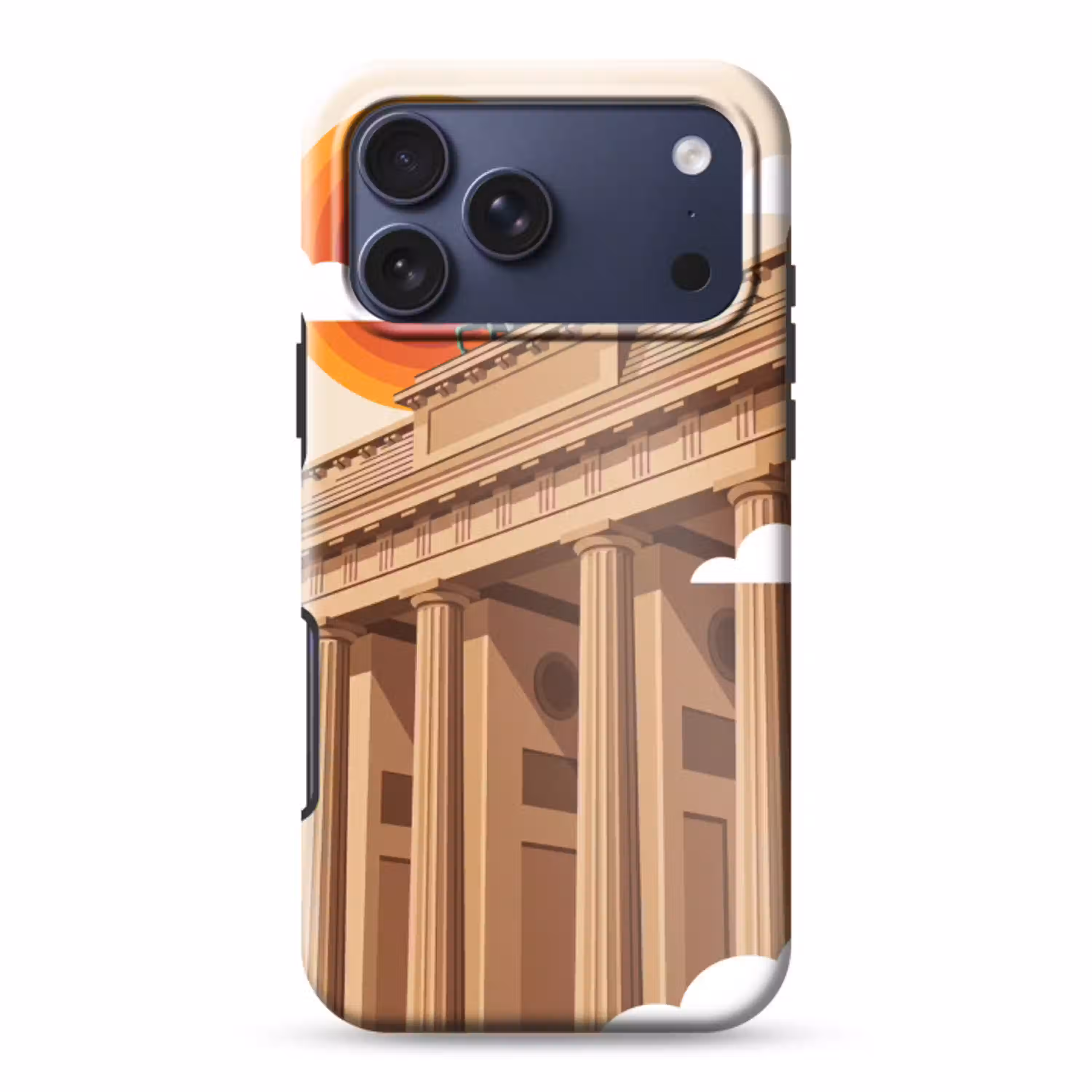 Architectuur - Brandenburg - Berlijn - Zonsondergang - Historisch Toughcase MagSafe Apple iPhone 17 Pro Max klein -3d