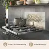 Boom - Beige - Goud - Verflook - Grijs keuken achterwand spatscherm klein -usp_NL