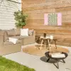 Chase greatness - Groen - Roze - Retro Tuinposter op houten frame 2 cm dik klein -sfeer2