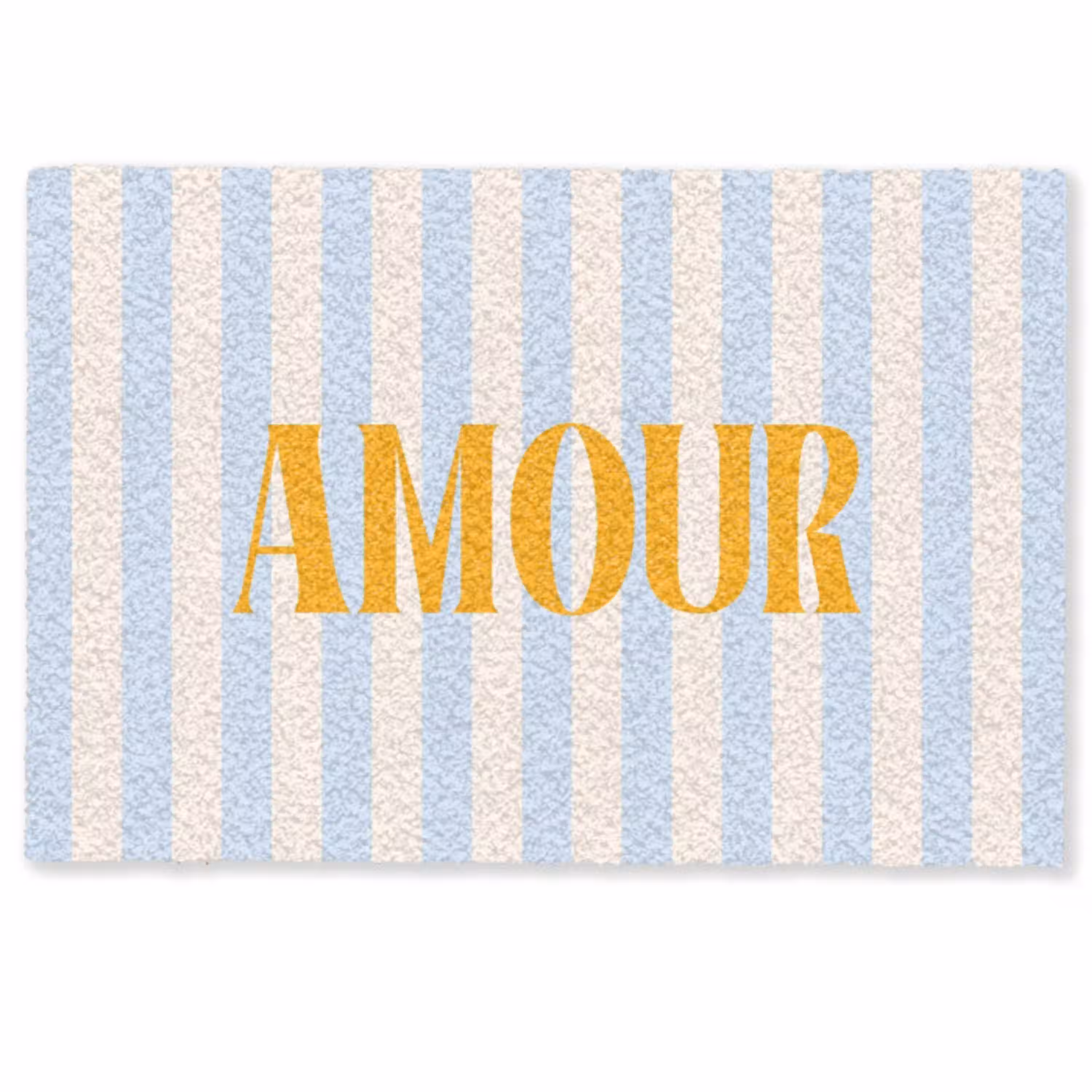 Oranje - Blauw - Strepen - Amour Deurmat klein -zkaufland3d
