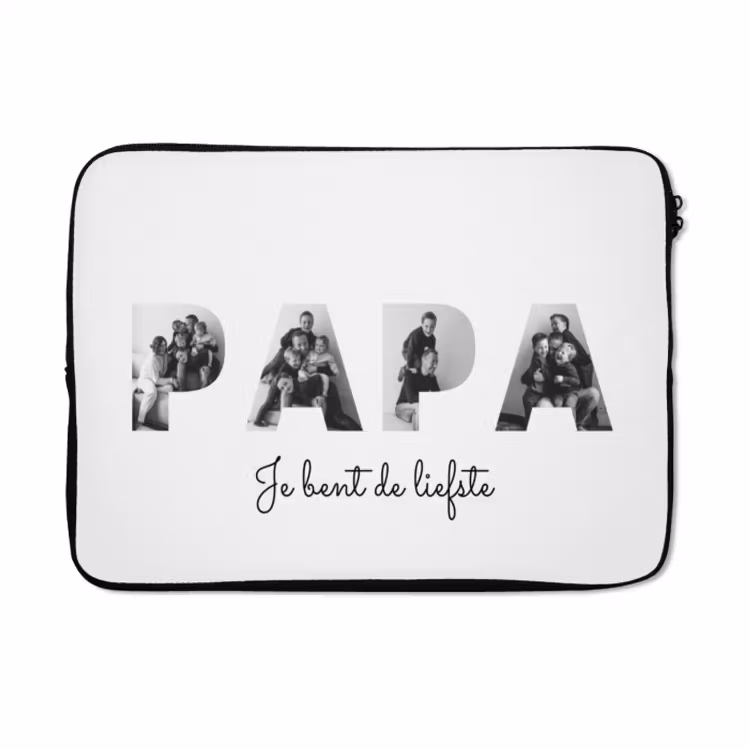Gepersonaliseerde laptophoes - Papa - Lettercollage
