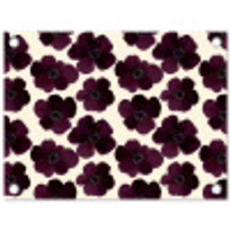 Bloemen - Aquarel - Paars tuinposter los doek klein 239 -3d