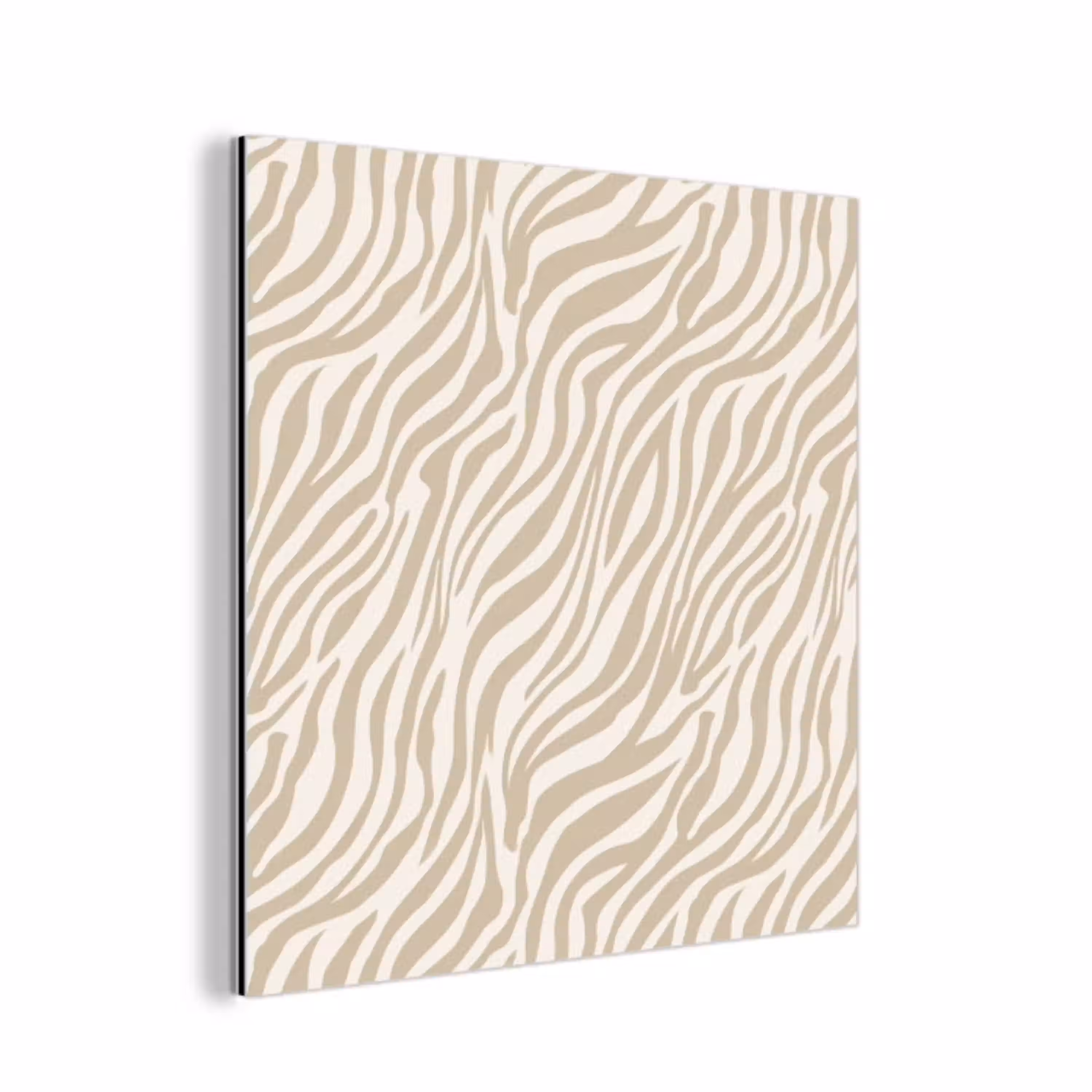 Zebra - Patroon - Beige aluminium wit klein 46 -3d
