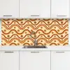 Vintage - Patronen - Bloemen - Regenboog keuken achterwand 2 middel 871 -3d