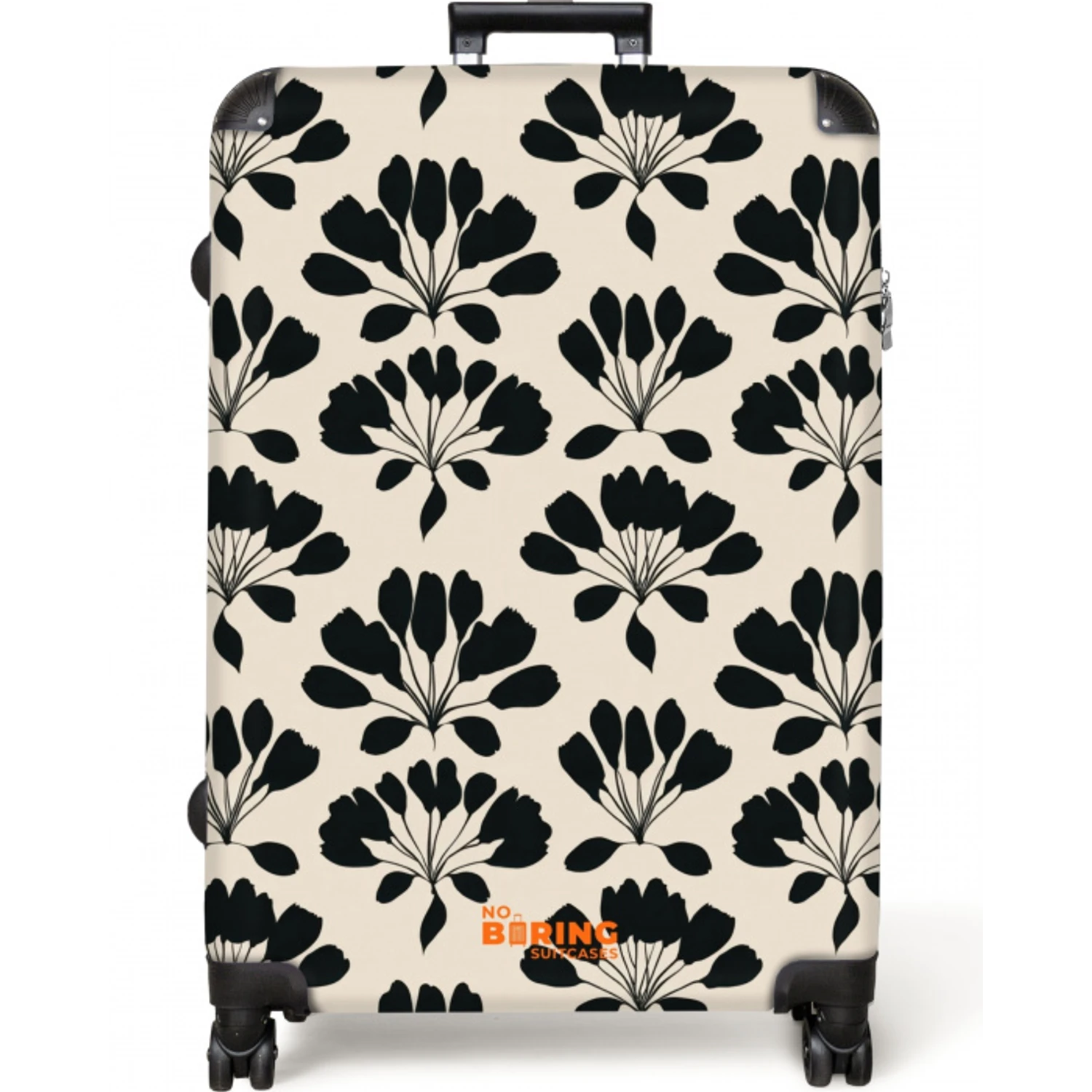 Abstract - Patroon - Zwart NBS - Large koffer - Volwassenen Unisex groot -zzzzzzzzkaufland2