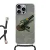 Haakse slijper - Schilderij - Gereedschap Hoesje iPhone 16 Pro Max met koord klein -3d