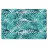 Bladeren - Ijsblauw - Wit Placemat vinyl groot 368 -zzsfeer1_Kitchenyeah-website