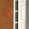 Roestbruin - Klassiek Naambord Rond klein -sfeer3-rond-XS