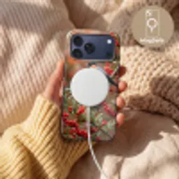 Goudvink - Bessen - Herfst - Natuur - Kleurrijk Toughcase MagSafe Apple iPhone 17 Pro Max klein -USP_MagsafeV