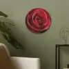 Rood - Roos - Romantisch Akoestische PET Vilt - Rond klein -sfeer2