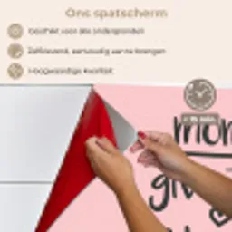 Spreuken - Moms give the best hugs - Quotes - Mama keuken achterwand spatscherm klein -spatscherm_NL
