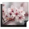 Bloesems - Meeldraden - Geel - Wazig Inductie beschermer vinyl 3mm middel -3d