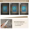 Voetballer - Verfspatten - Kleurrijk - Bal Light Box met kabel klein -USP_dimbaarNL