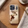 Gewei - Kerst - Rendier - Rood Telefoonhoesje iPhone 17 Pro klein -sfeer1