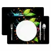 Koffie - Graffiti - Drinken - Abstract Placemat vinyl groot -zzsfeer2_Kitchenyeah-website