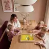 Avocado - Discobal - Geel - Glitter Dienblad Rechthoek middel -sfeer4