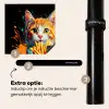Kat - Eten - Patat - Graffiti - Abstract Inductie beschermer vinyl 3mm middel -zzzzzzz-induclip_NL