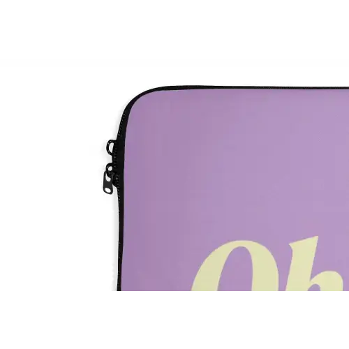 Oh darling - Hart - Paars laptophoes neopreen klein -detail