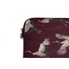 Kraanvogels - Klassiek - Bordeaux laptophoes neopreen klein 279 -detail
