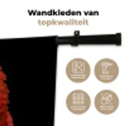 Ara - Portret - Rood Wandkleed katoen middel -sfeer2