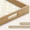 Abstract - Motief - Beige Dienblad Rechthoek middel 911 -USP_HandgreepNL