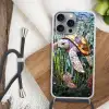 Schildpad - Zeewier - Mozaïek Hoesje iPhone 16 Pro Max met koord klein -sfeer4