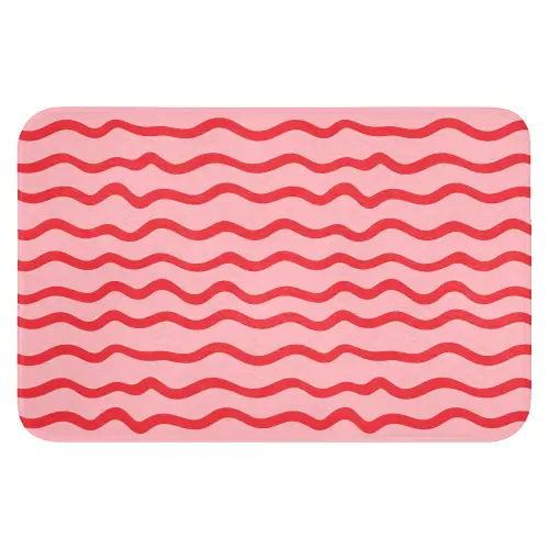 Speels - Patroon - Rood WCmat klein 1009 -3d