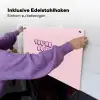 You're doing great - Roze - Bubble letters Inductie beschemer met haakjes klein -ky-ophangen-de