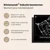 Stadskaart - Kaart - Amsterdam-Zuidoost - Plattegrond Inductie beschermer vinyl 3mm middel -zzzzzzusp-haakje_NL