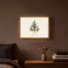 Kerstboom - Kerst - Merry Christmas - Beige Light Box met batterij (Wandlamp) middel -sfeer4