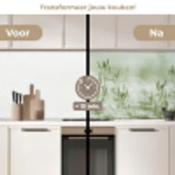 Grassen - Minimalistisch - Groen keuken achterwand 2 middel -voor-na2_NL