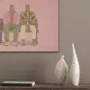 Illustratie - Bankje - Personen - Minimalistisch PET vilt klein -sfeer6_closeup