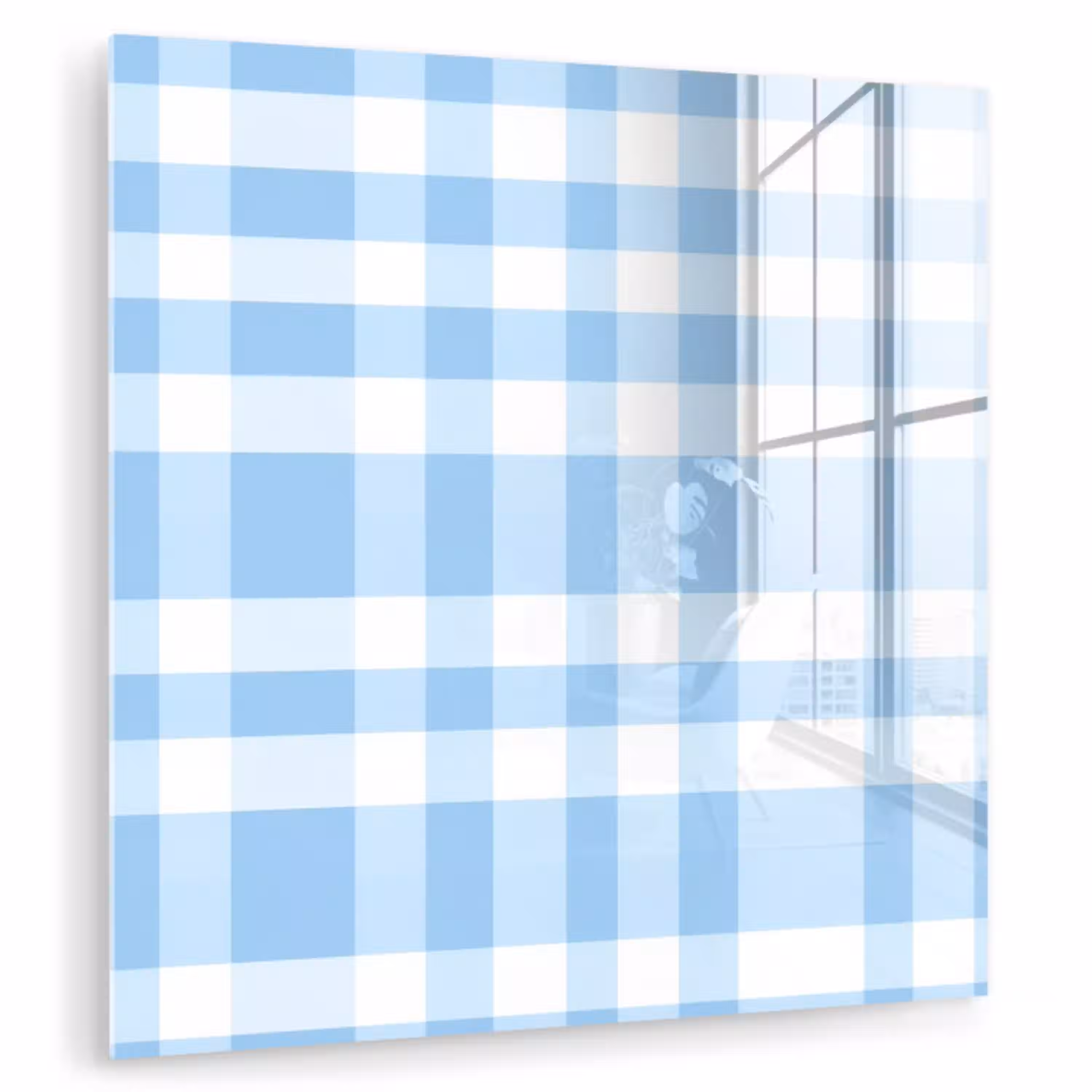 Ruit - Patroon - Blauw plexiglas 5mm klein 11 -zzzproduct_nieuw