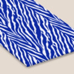 Zebra - Patroon - Kobalt - Blauw fotolijst zwart zonder passe partout klein 224 -zsfeer6