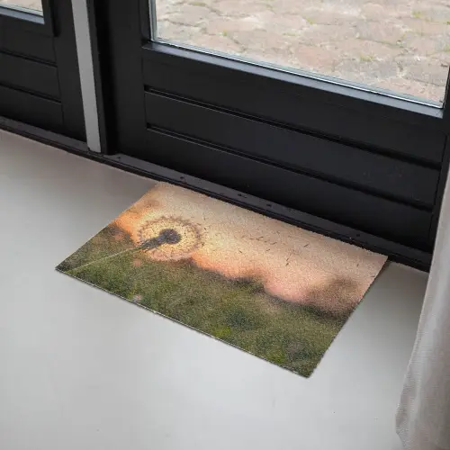 Paardenbloem - Zonsondergang - Veld Deurmat klein -sfeer2