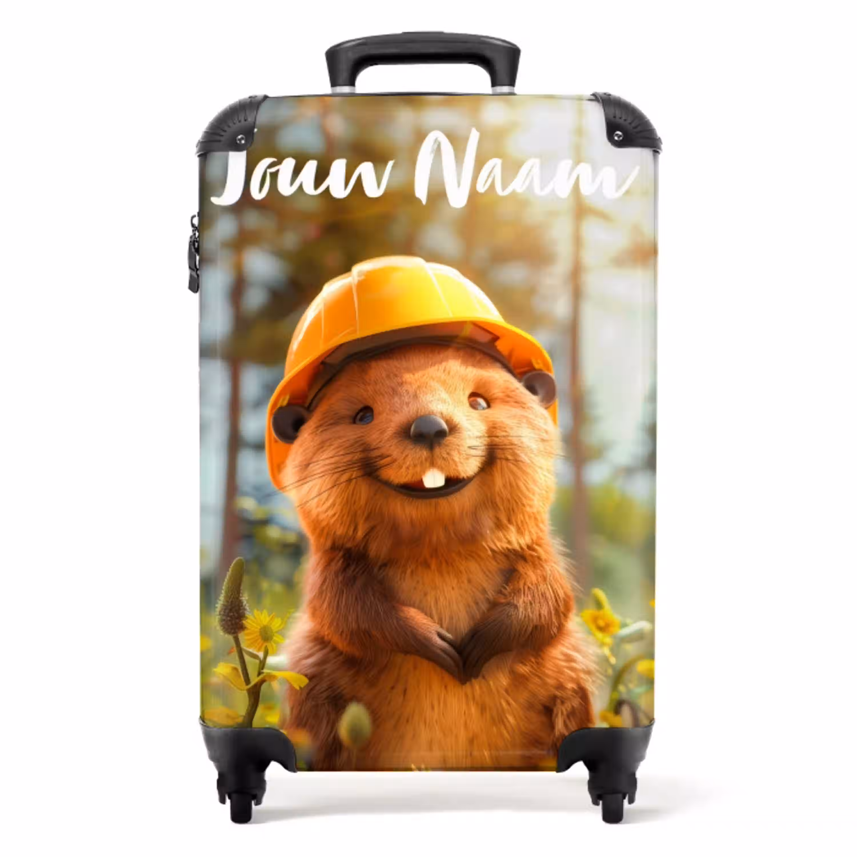 Benno Bloembouwer NBS - Handbagage koffer - Kinderen Unisex middel -productfoto_recht
