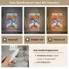 Levensboom - Natuur - Kleurrijk - Boom Light Box met kabel (Tafellamp) klein -USP_lichtkleurNL