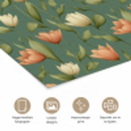 Tulpen - Botanisch - Groen poster papier klein 62 -closeup_NL