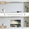 Zee - Rotsen - Storm keuken achterwand spatscherm klein -voor_na_NL