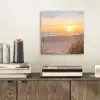 Zonsondergang - Duinen - Zee aluminium wit klein -sfeer1