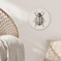 Kever - Insect - Vintage Akoestische PET Vilt - Rond klein -sfeer4