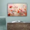 Bloemen - Watercolor - Roze - Abstract - Kunst canvas 2cm klein -sfeer4