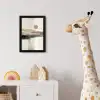 Minimalistisch - Landschap - Dimensie fotolijst zwart zonder passe partout klein -usfeer4_kinderkamer