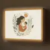Illustratie - Quote - Moeder Light Box met batterij (Wandlamp) middel -z3d_website