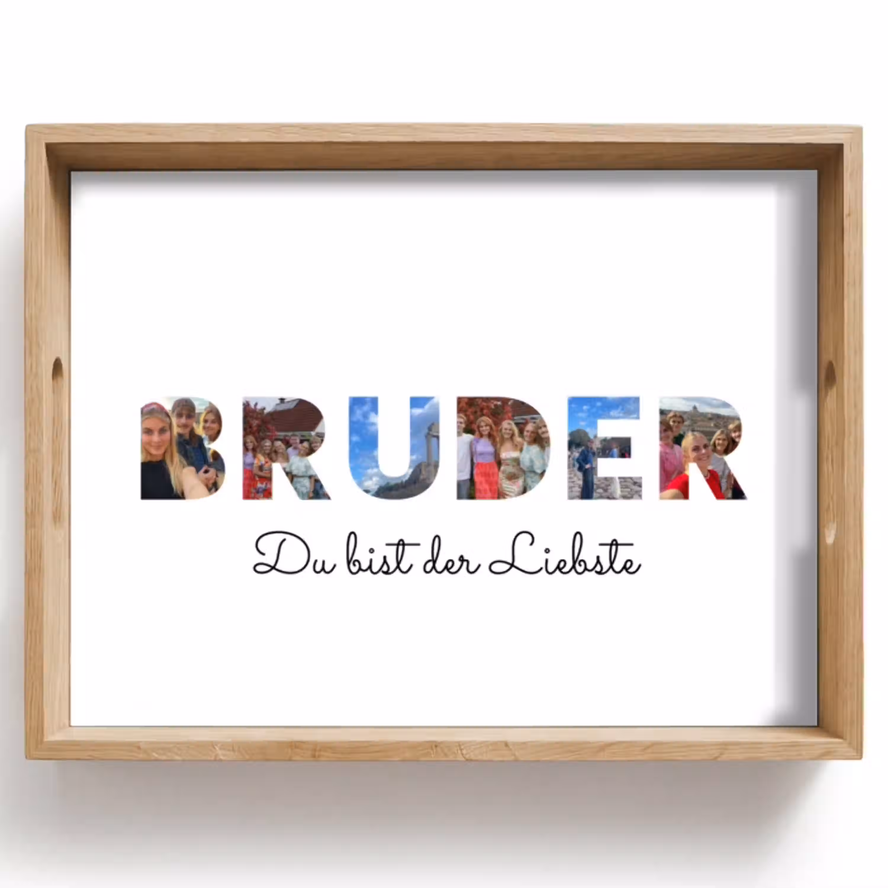 Bruder - Buchstaben-Collage Dienblad Rechthoek middel -z3d_shopping