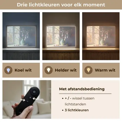 Stilleven - Vaas - Paastak Light Box met batterij (Wandlamp) middel -USP_lichtkleurNL