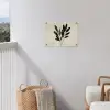 Ovaalvormige bladeren - Diep groen - Symmetrisch tuinposter los doek klein -sfeer8