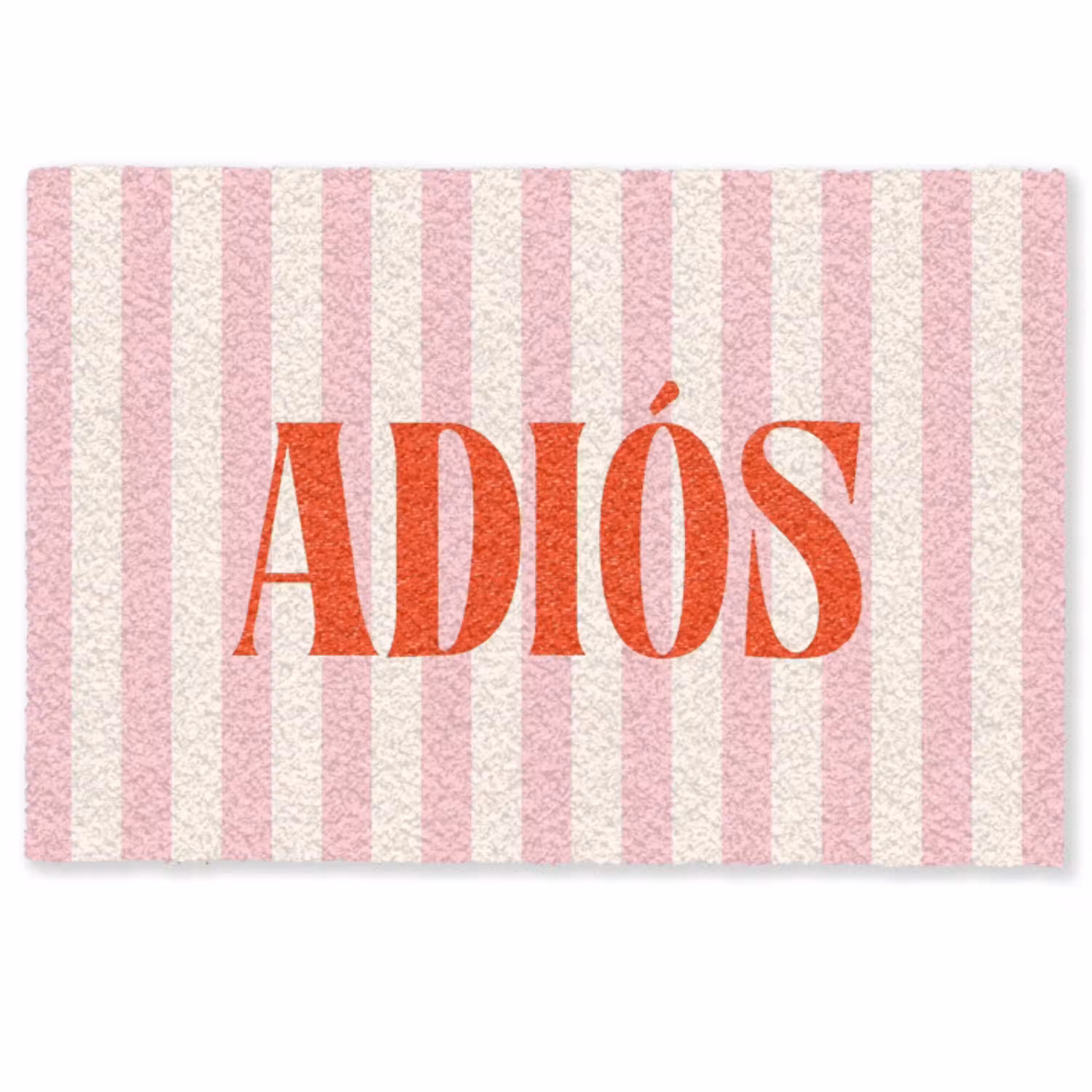 Zachtroze - Rood - Strepen - Adiós Deurmat klein -zkaufland3d
