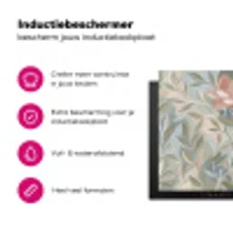 Elegant - Romantiek - Roze Inductie beschermer vinyl 3mm klein -wsfeer2_website
